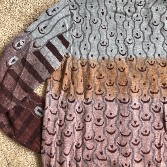 Charlotte Linton Animal Print Cardigan Sweater - Picture 5 of 5